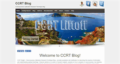 Desktop Screenshot of ccrtblog.com